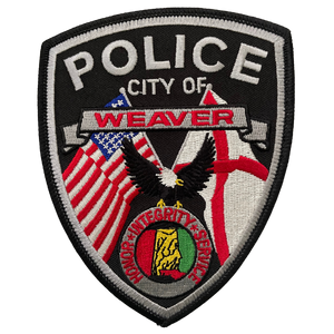 Weaver Police Department Patch