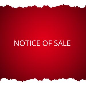 Notice of sale cover photo